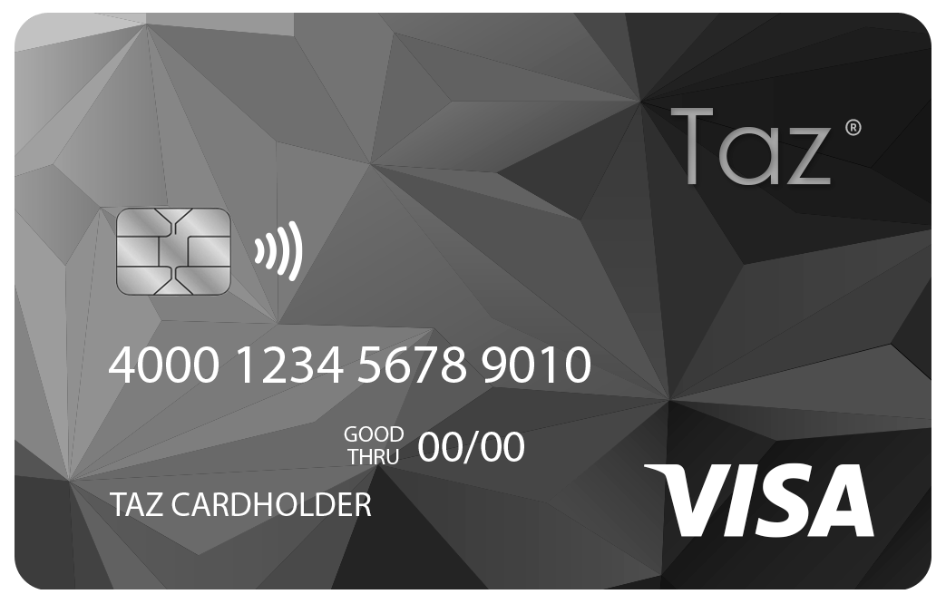 taz credit card image